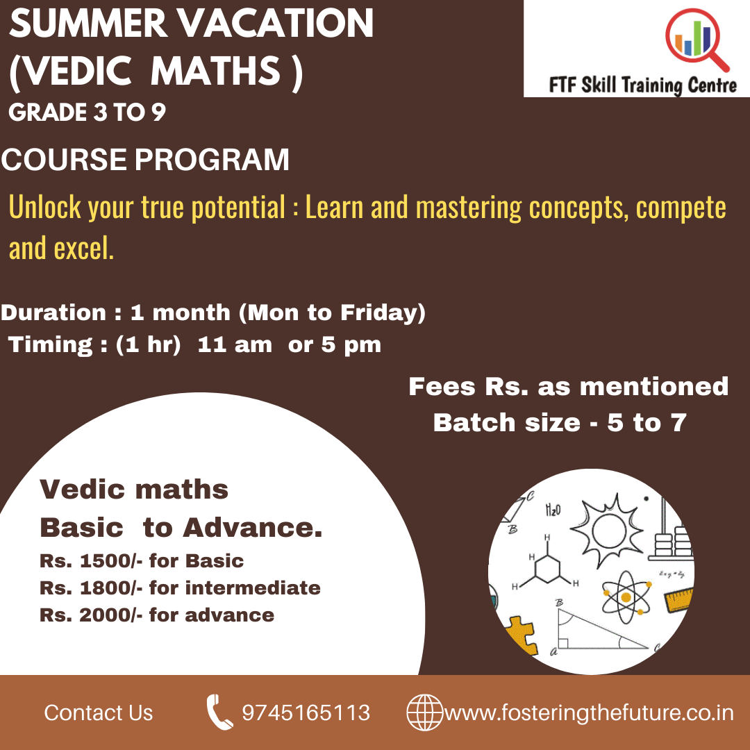 Summer Vacation Vedic Maths