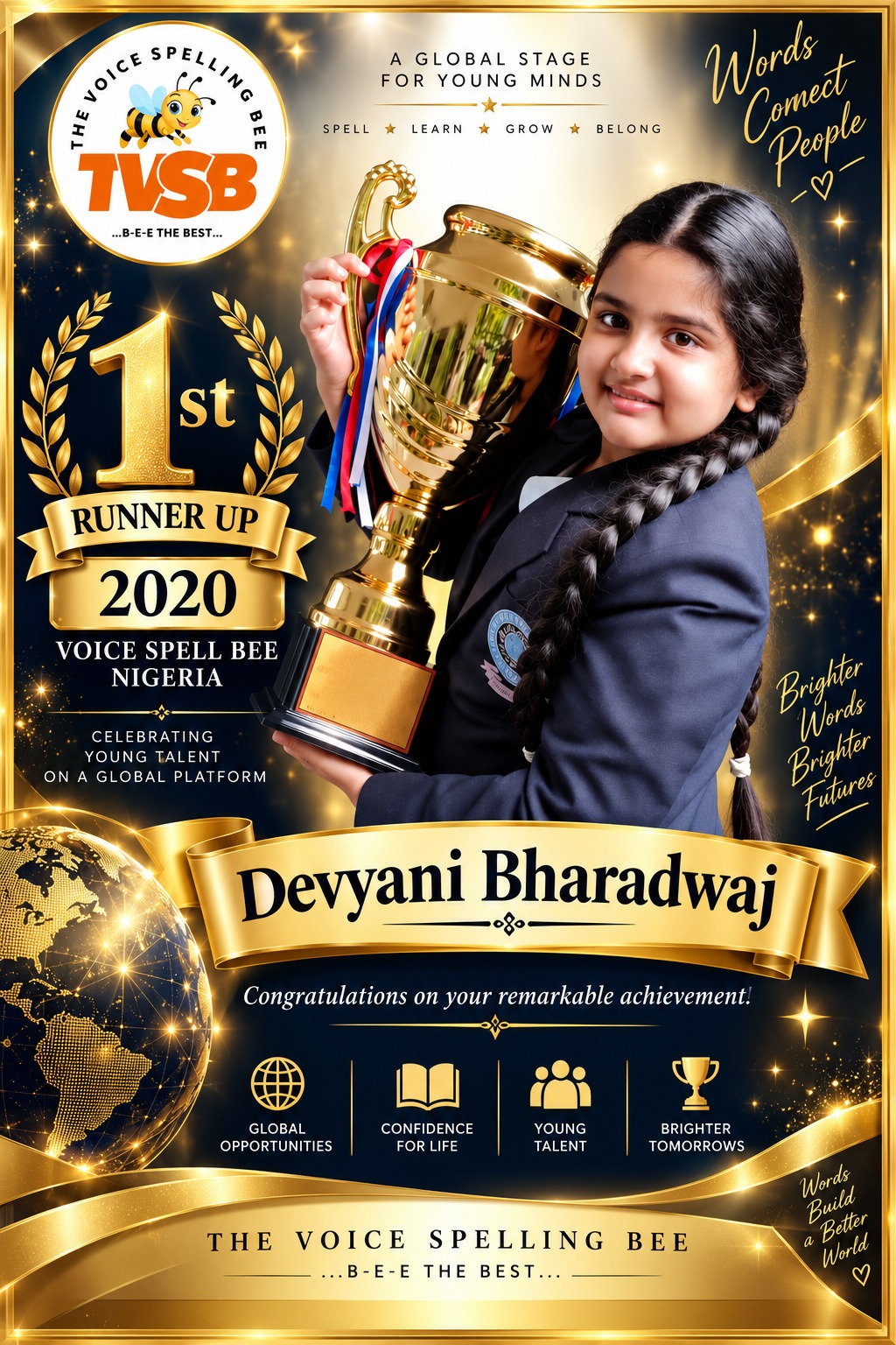 International 1st Runner Up Devyani Bharadwaj