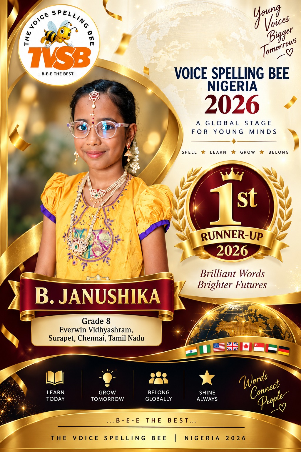 International 1st Runner Up Janushika